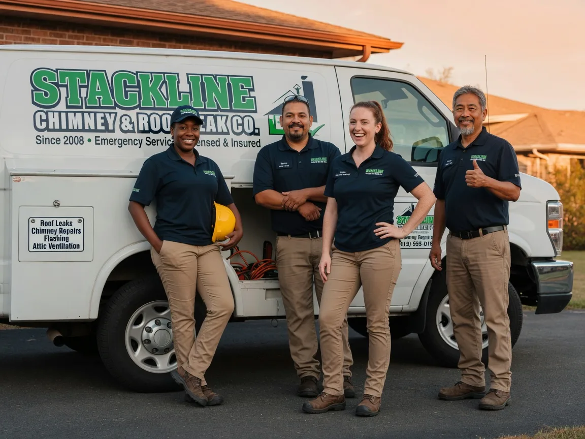 Chimney flashing repair company in Florence, KS